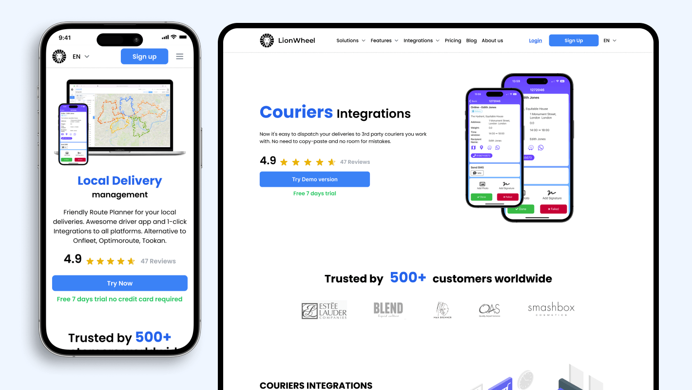 Logistics Management Platform Approach