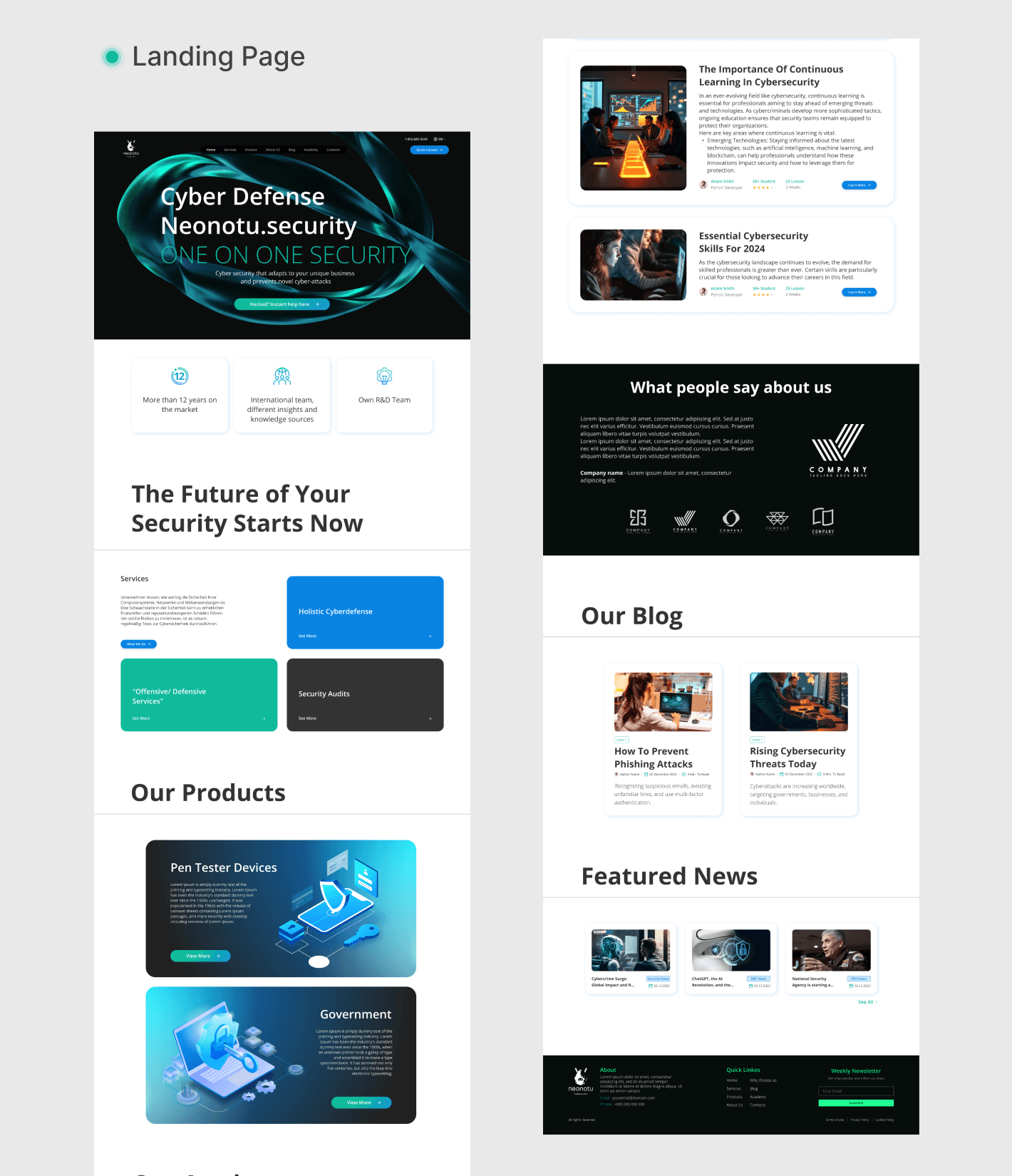 Neonotu Cybersecurity Website Results 4
