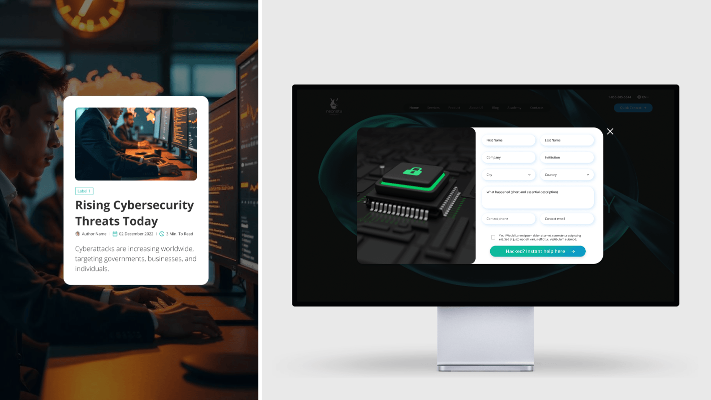 Neonotu Cybersecurity Website Results 2